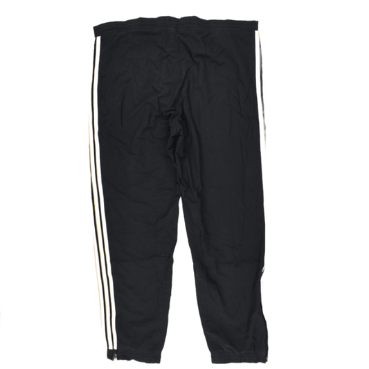adidas Vintage Black Track Pants Men Size Medium 78 cm Inseam Polyester