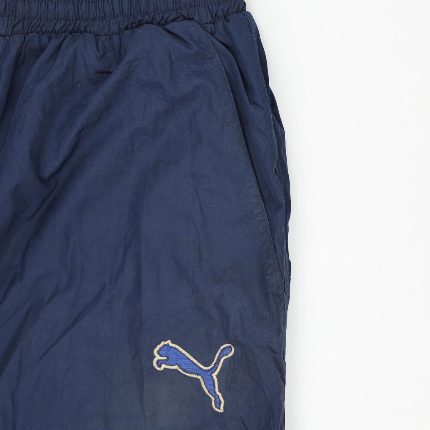 PUMA Vintage Navy Track Pants Men's Size Medium 76 cm Inseam Polyester