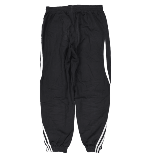 adidas Vintage Black Track Trousers Men Size Large 31 Inseam Polyester