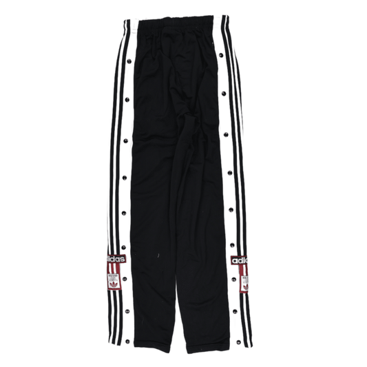 adidas Vintage Black White Track Pants Large 78 cm Inseam Polyester