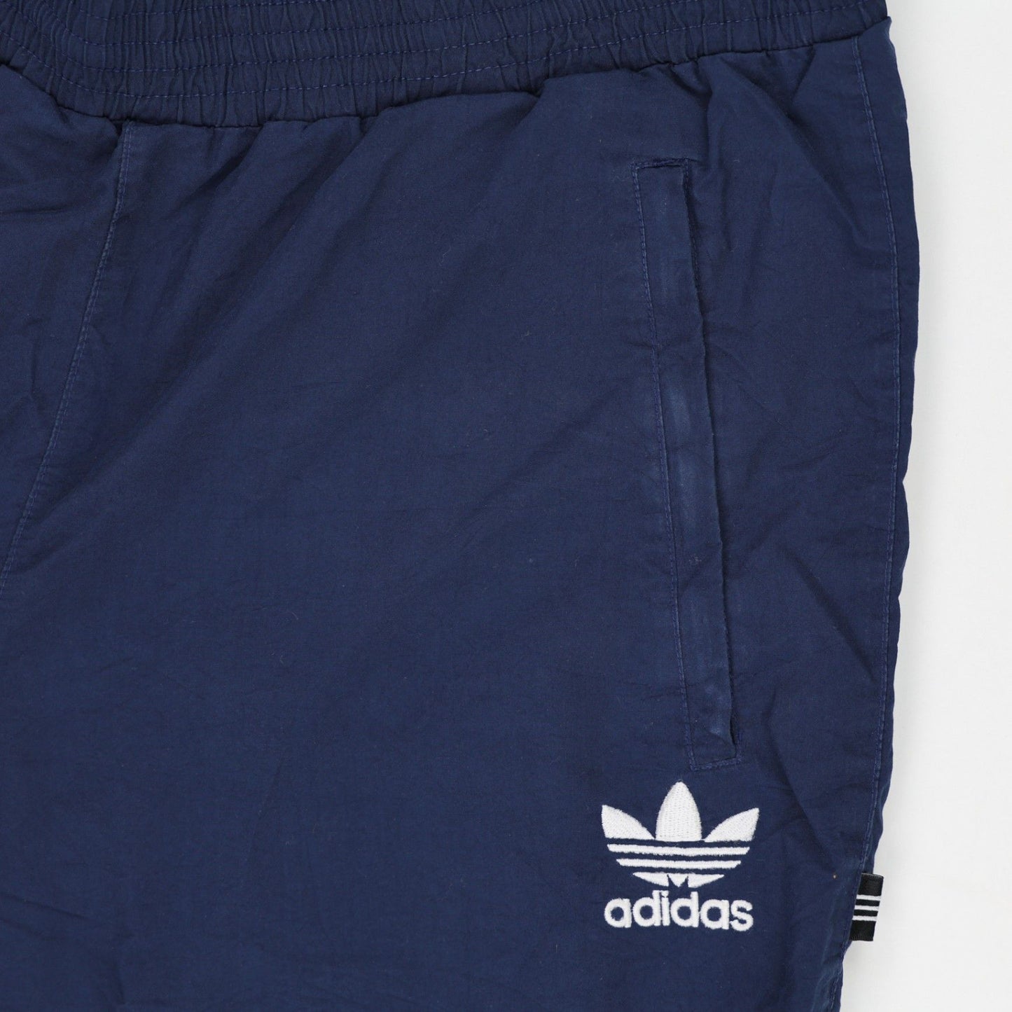 adidas Originals Navy Blue Vintage Joggers Large Polyester Blend