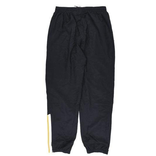 adidas Vintage Black Yellow Track Trousers Large 80cm Inseam 88cm Waist Polyester