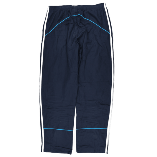 adidas Navy Blue Tracksuit Bottoms Large Polyester Vintage Men's Trousers