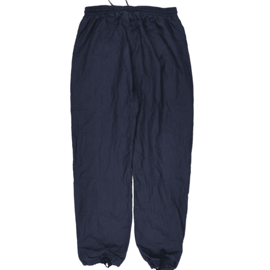 Umbro Navy Blue Track Bottoms Men's Large 78cm Inseam Nylon Trousers