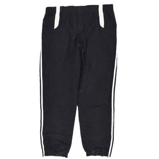 Adidas Black Track Bottoms Men's Medium 76cm Inseam 38cm Waist Polyester