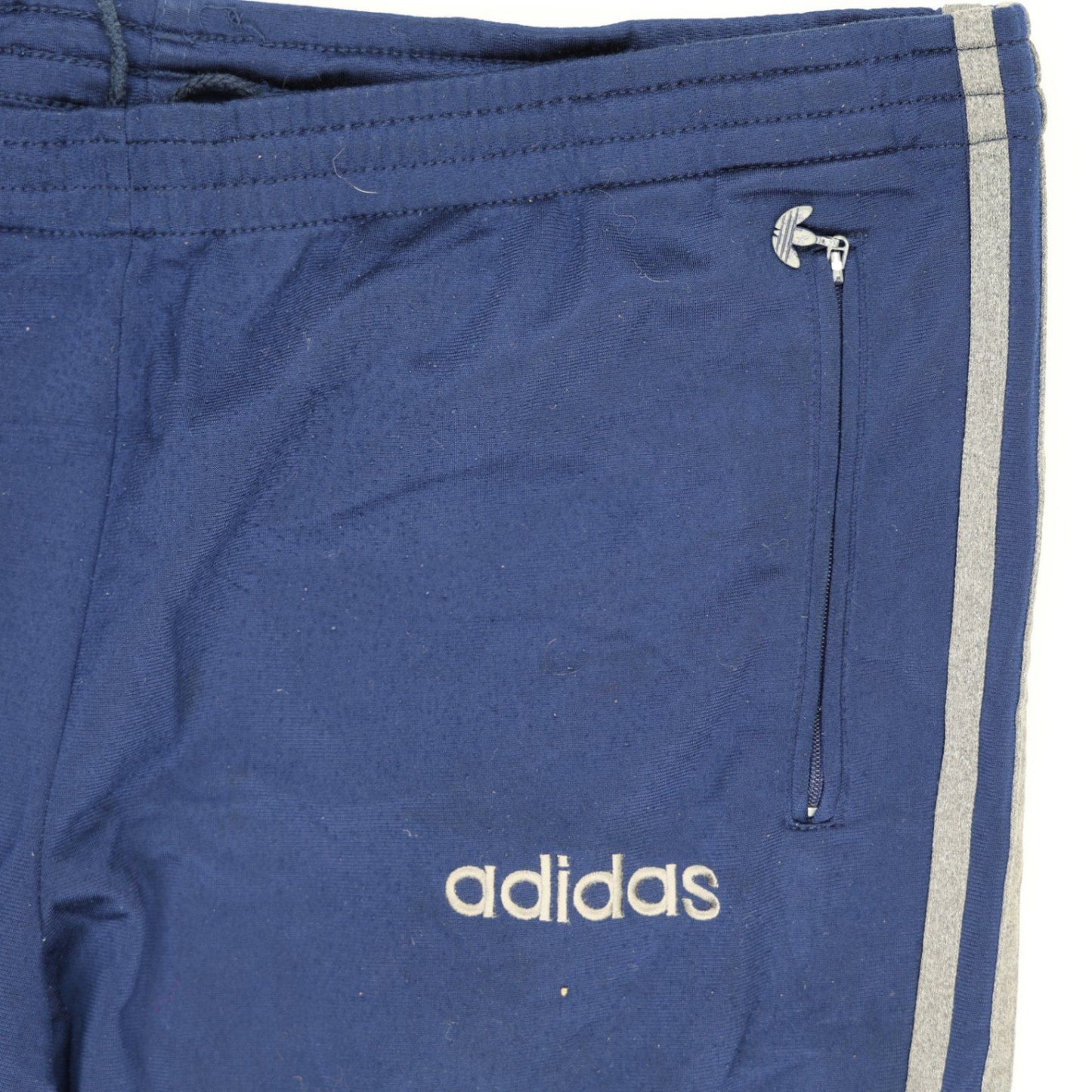 adidas Originals Blue Track Pants Large 38 Waist 79 Inseam Polyester Vintage