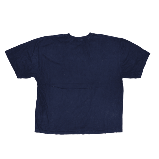 Timberland Navy Cotton T-Shirt XL Vintage Classic Crew Neck Mens