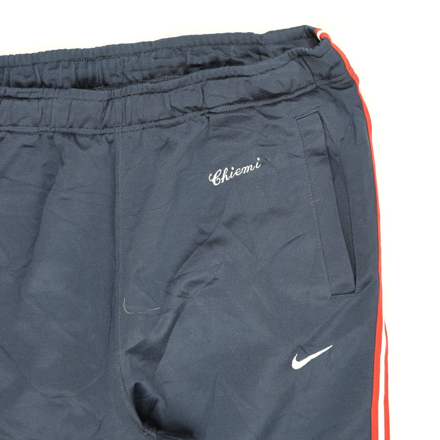 Nike Vintage Navy Track Pants Men's Medium 75cm Inseam Polyester