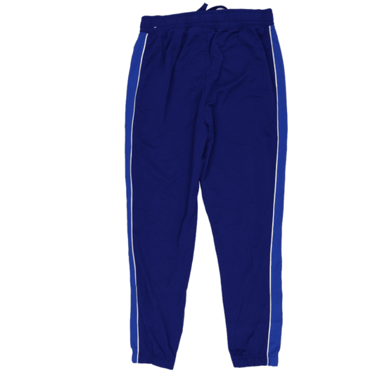 Nike Royal Blue Track Pants Large Polyester 77 cm Inseam 42 cm Waist