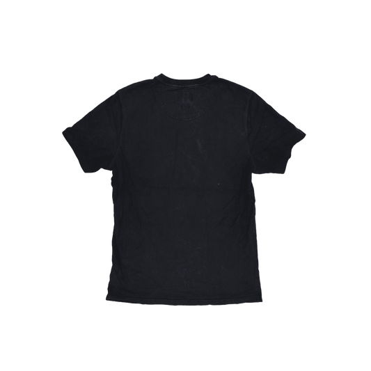 Barbour International Black T-Shirt Men's Size M Cotton Casual Crew Neck