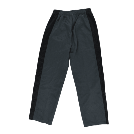 Nike Men's Black Tracksuit Bottoms with Pink Detailing Size Medium Polyester