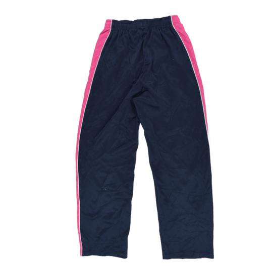 Nike Vintage Track Trousers Navy Pink Medium 75 cm Inseam 38 cm Waist Polyester