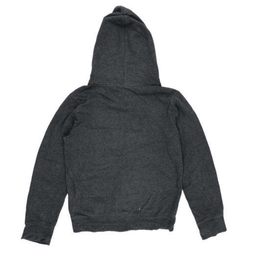 Russell Athletic Charcoal Grey Full Zip Hoodie Unisex Small Cotton Blend Vintage