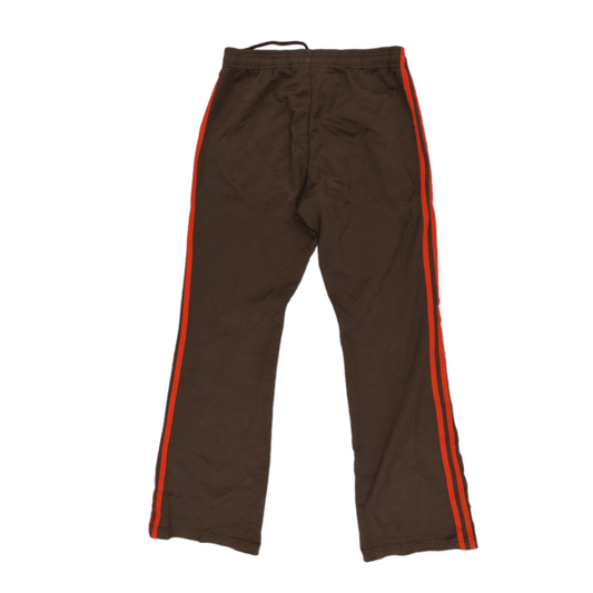 adidas Brown Track Trousers Medium Polyester Vintage Climalite 80 cm Inseam