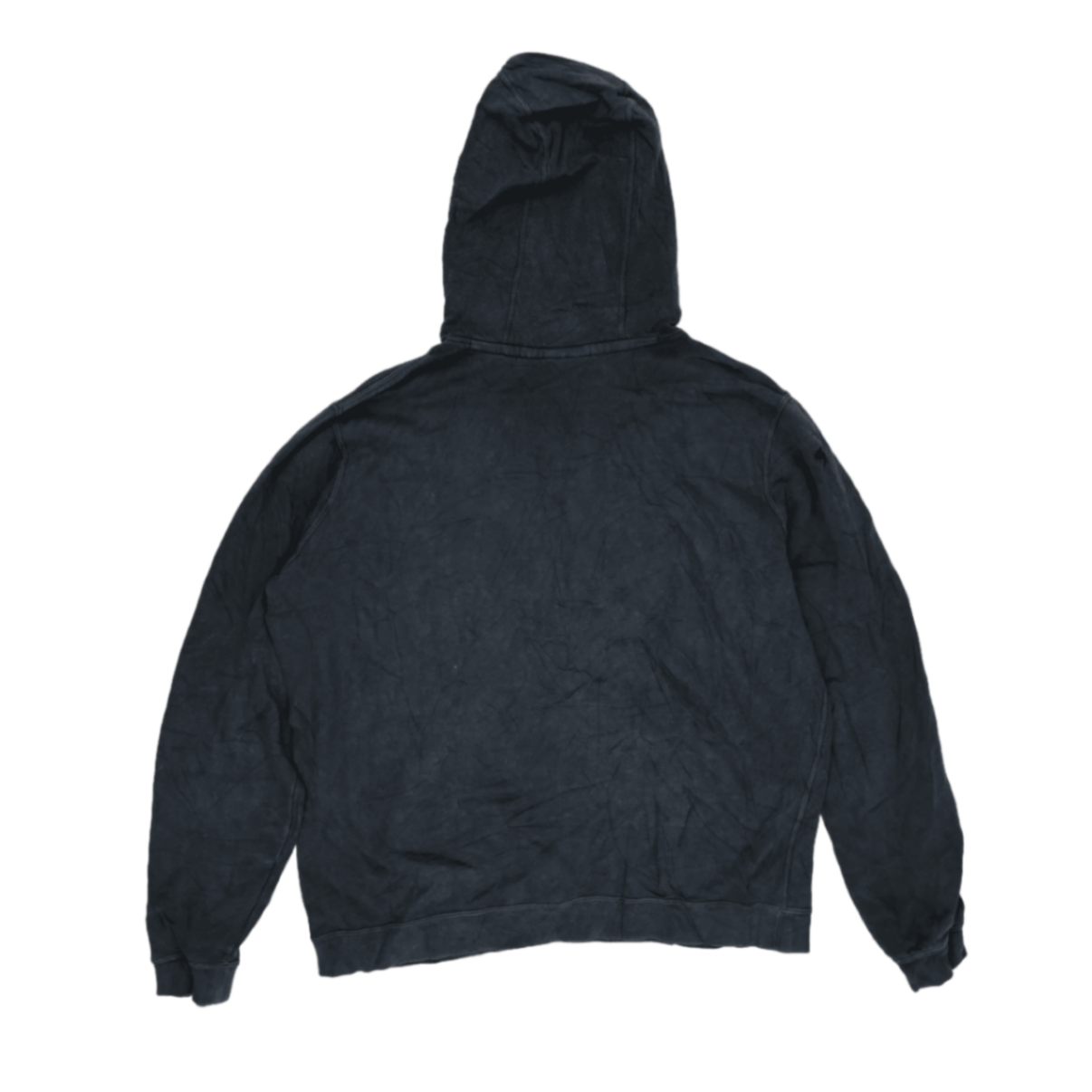 Nike Vintage Black Cotton Pullover Hoodie Large