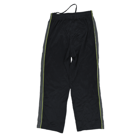 PUMA Black Grey Track Pants Men's Medium Polyester 78cm Inseam
