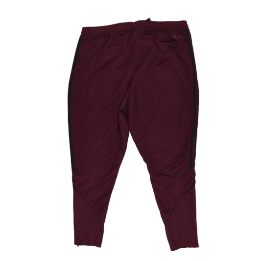 adidas Burgundy Track Joggers 1X Polyester Blend Men's Clothing