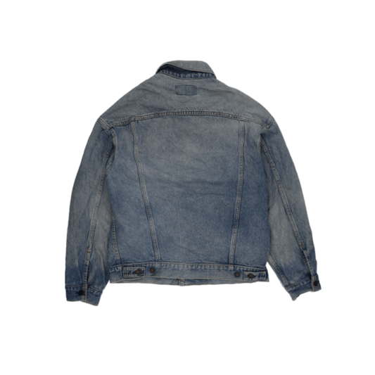 Levi's 557 Vintage Denim Trucker Jacket Blue Unisex Size L