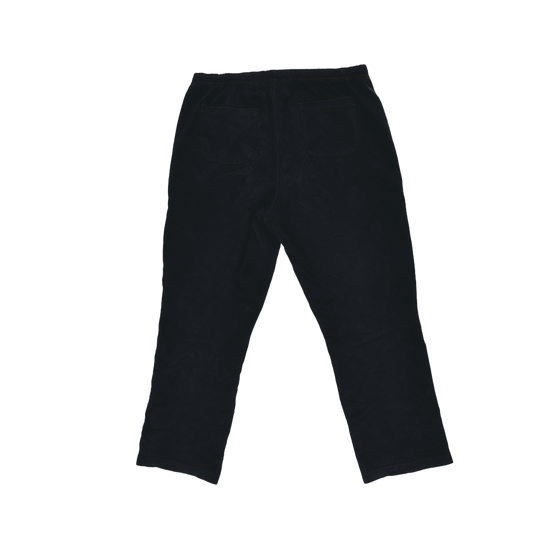 Ellesse Vintage Black Track Trousers Large Polyester Blend Mens 76cm Inseam 43cm Waist