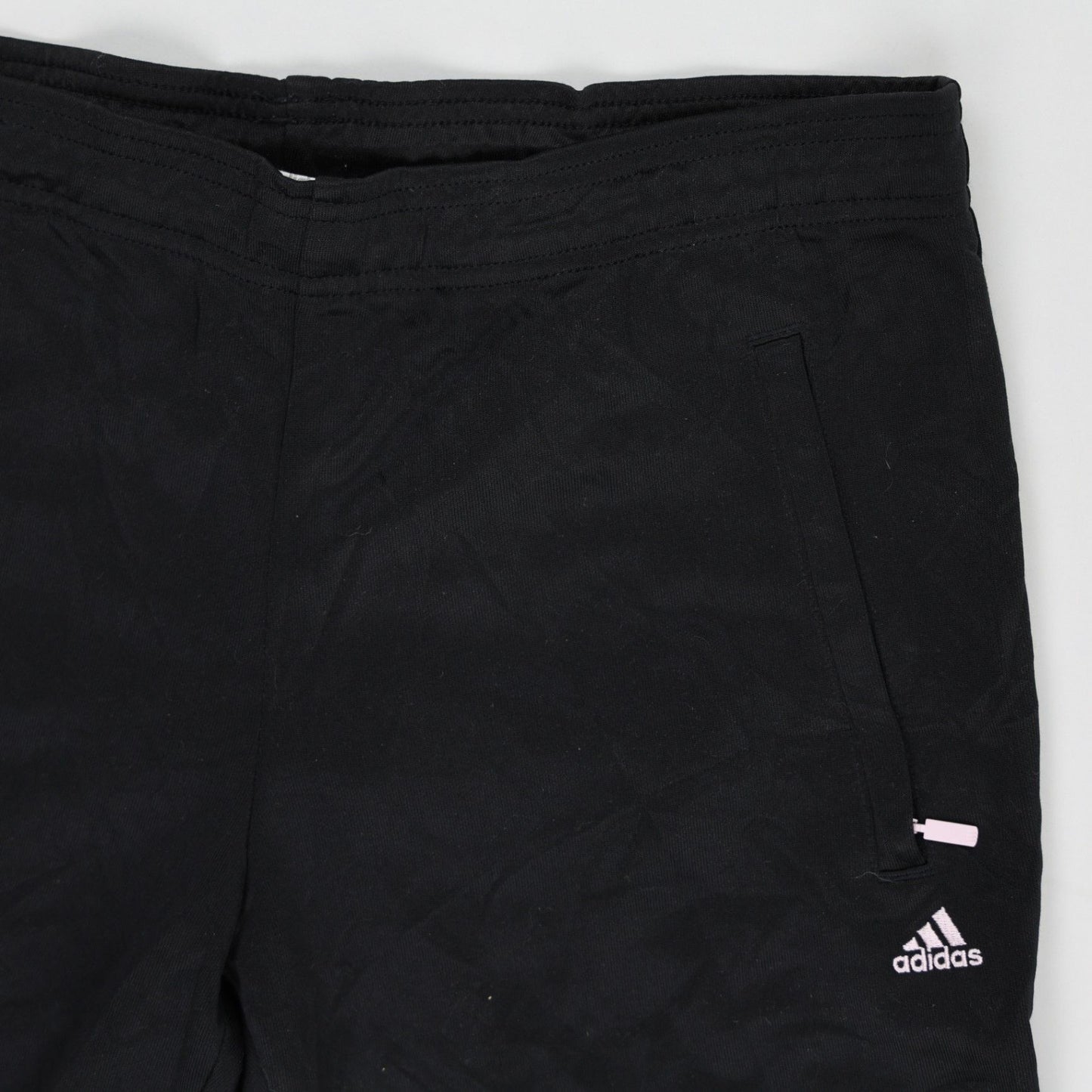 Adidas Climalite Black Sports Trousers Medium Polyester Mens 77 cm Inseam 39 cm Waist