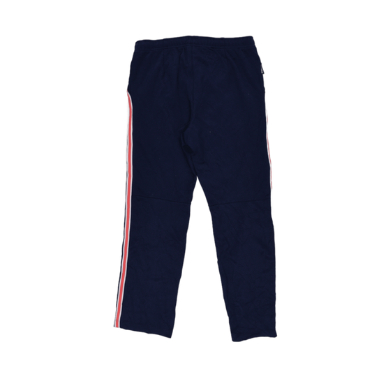 adidas Navy Blue Track Trousers Men's Size L 36in Waist 77cm Inseam Polyester