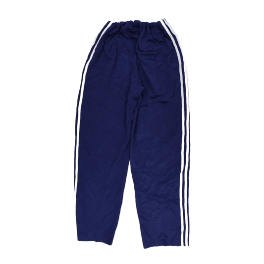 Adidas Vintage Navy Blue Track Pants Medium Polyester 77cm Inseam