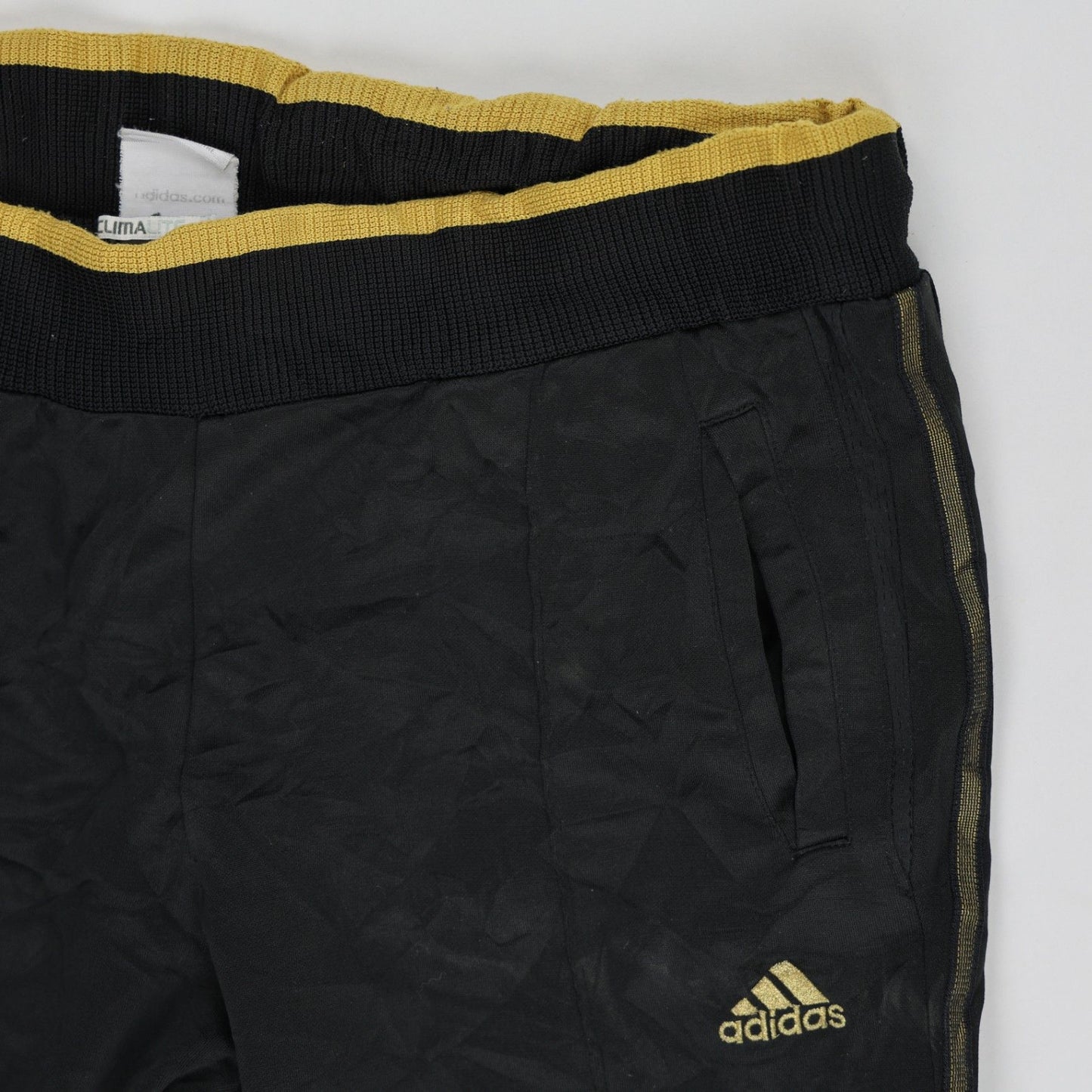 adidas Black Climalite Trackpants Large 42 Waist 79 Inseam Polyester