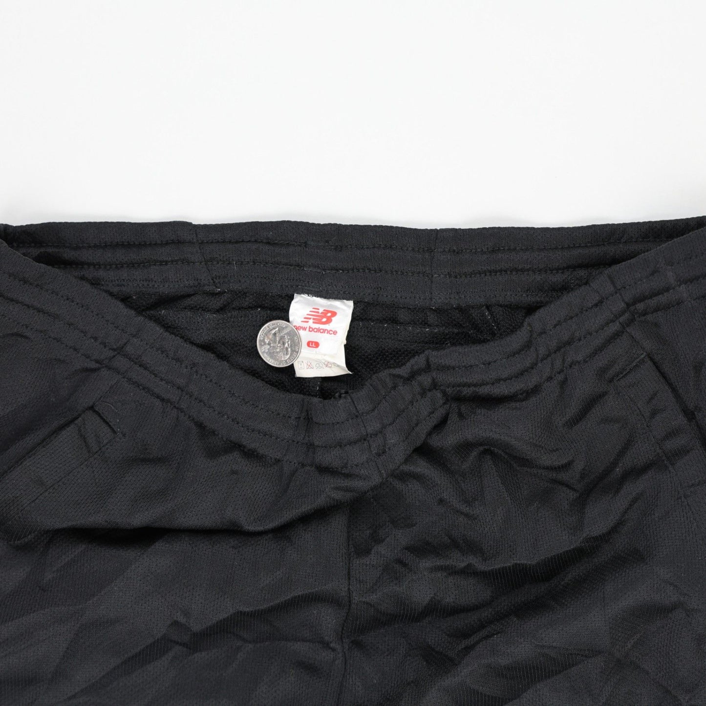 New Balance Black Nylon Track Trousers Women's Small Size 36 Inseam