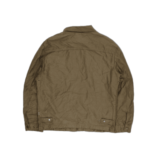 Levi Strauss & Co. Men's Khaki Workwear Jacket Large Cotton Collared