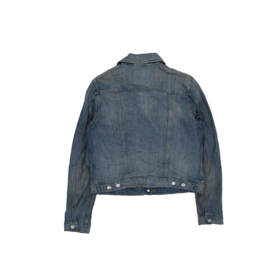Levi's Light Blue Denim Jacket Large Cotton Blend Vintage Collared