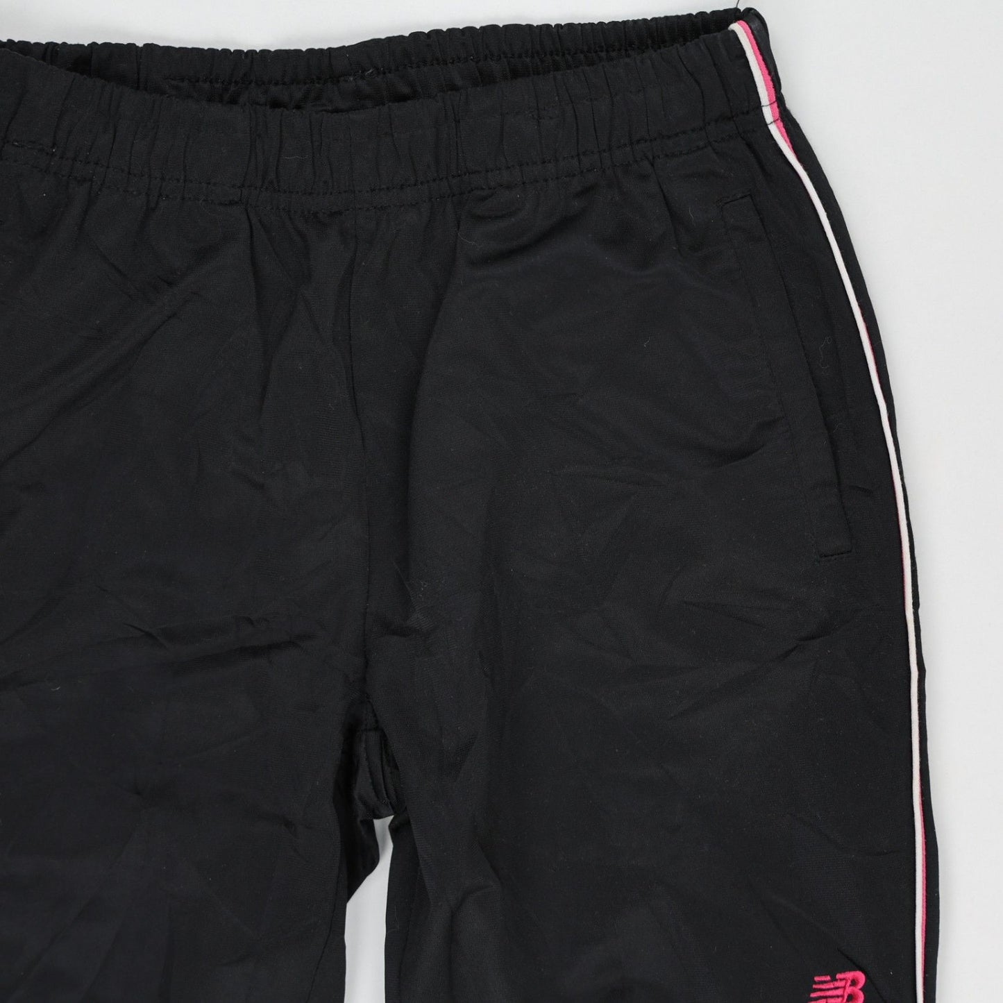 New Balance Black Track Pants Medium 78cm Inseam 38cm Waist Polyester