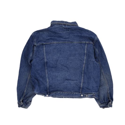 Wrangler Hero Vintage Denim Jacket Blue XL 100 Percent Cotton Collared