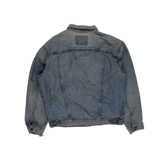 Levi's Vintage Blue Denim Trucker Jacket for Men Size Large