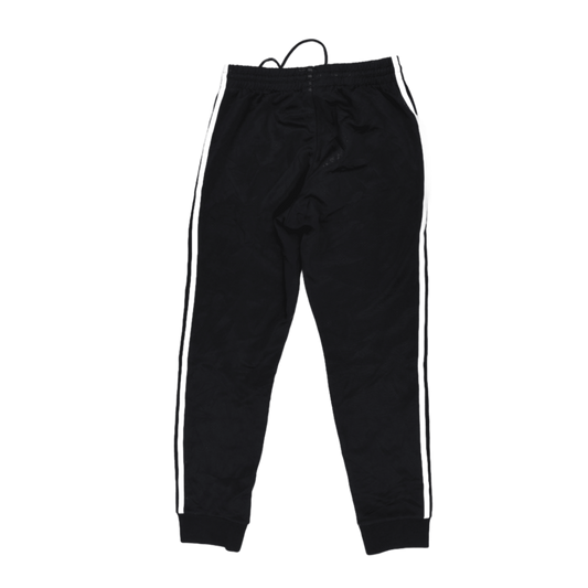 adidas Originals Black 3-Stripes Track Pants Mens Medium 76 cm Inseam 41 cm Waist Polyester