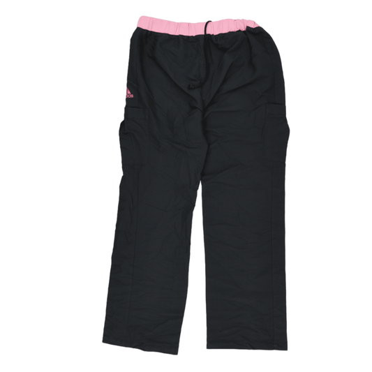 adidas Womens Sports Cargo Trousers Black Pink Size M Polyester