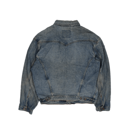 Levi's Vintage Blue Stonewash Denim Trucker Jacket Size Large Cotton