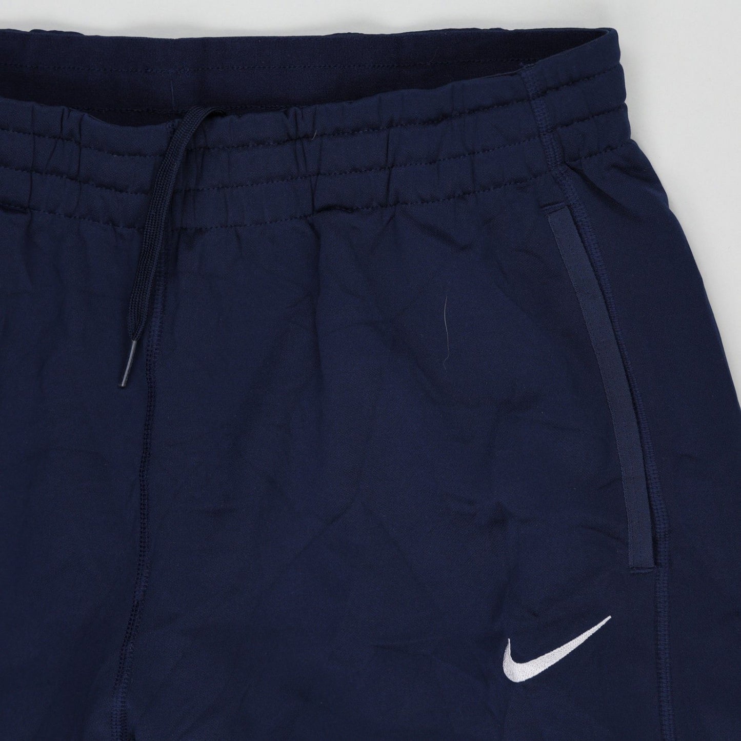 Nike Dri-FIT Navy Blue Athletic Trousers Medium Polyester 77cm Inseam 40cm Waist