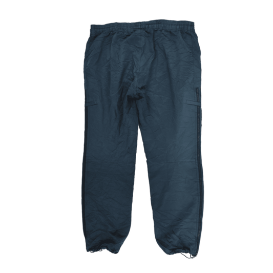 adidas Navy Blue Cargo Trousers Large Polyester Mens 81 cm Inseam 88 cm Waist