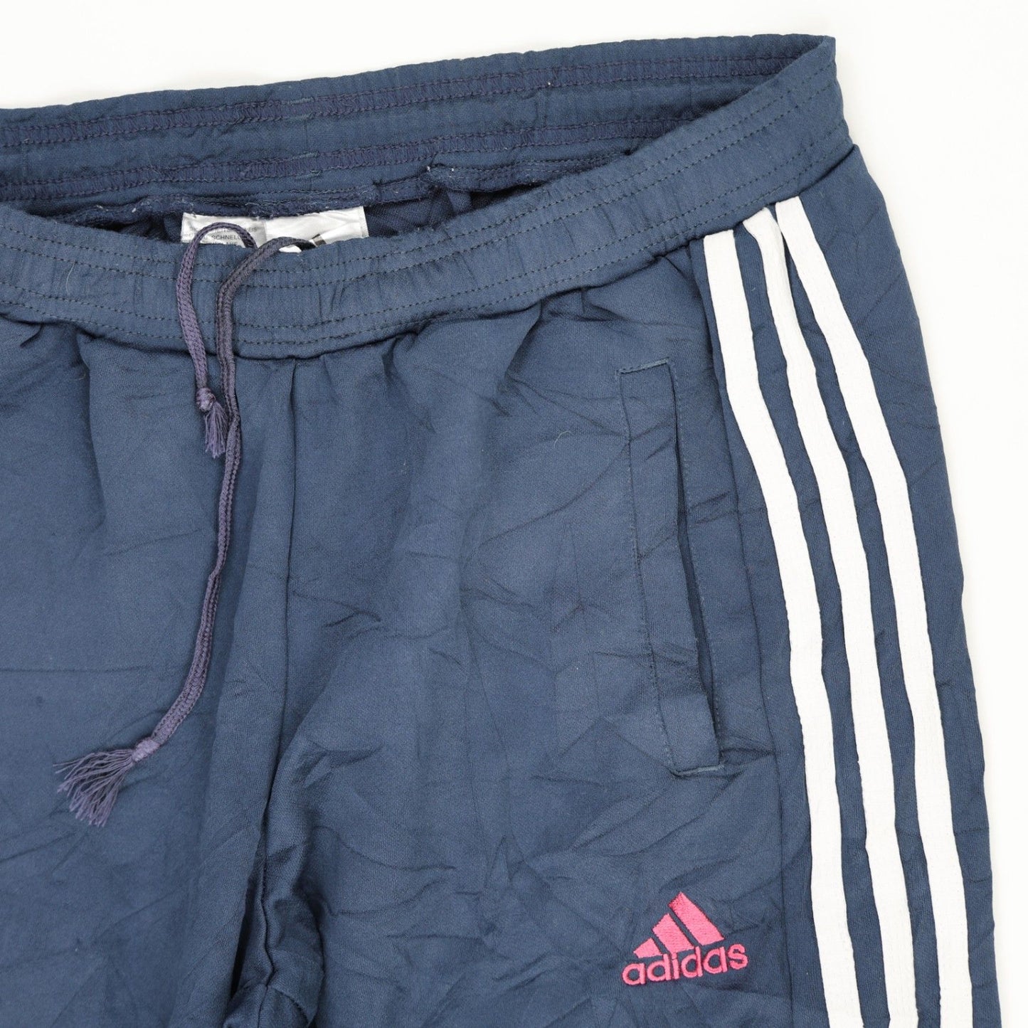Adidas Climalite Track Pants Navy Blue Large 44 Waist 79 Inseam Polyester