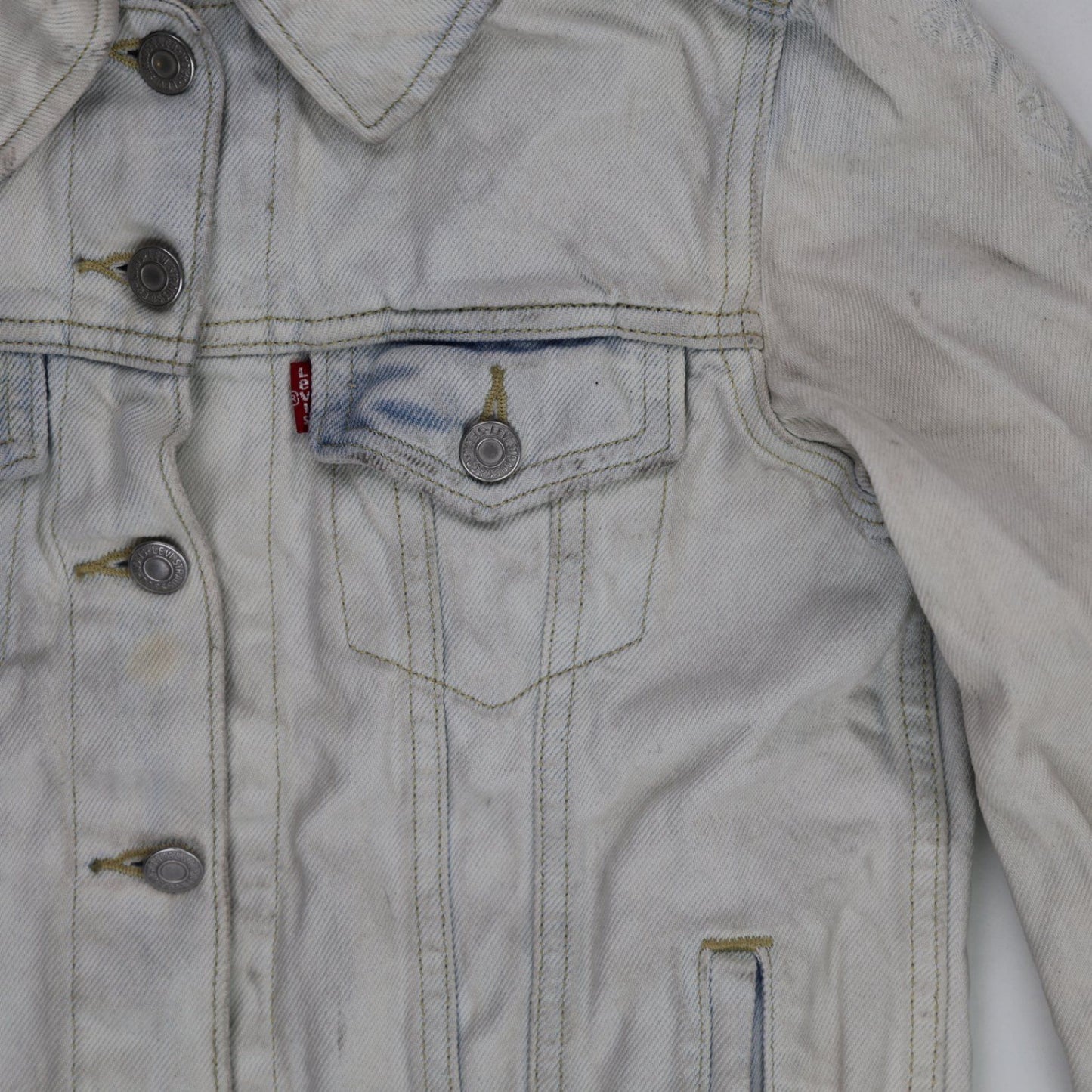 Levi's Light Blue Vintage Denim Jacket Women's Size XS Cotton Collared