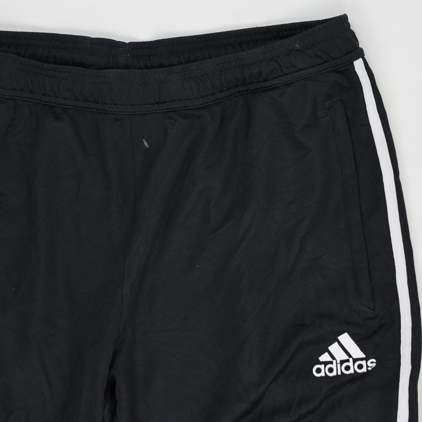 adidas Black Track Pants Medium 40 Inseam Polyester