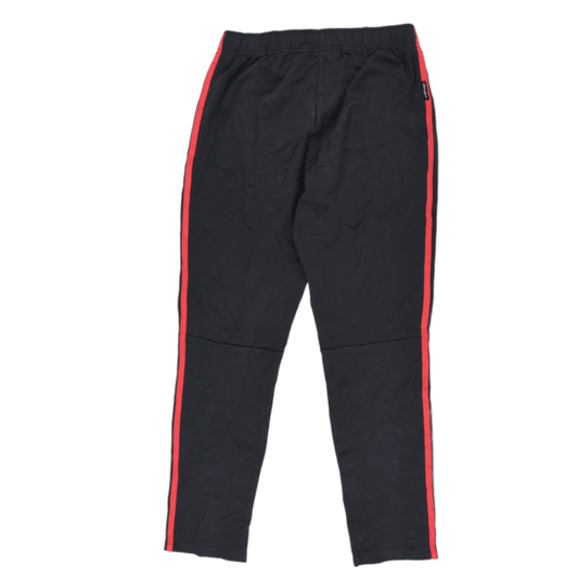 Adidas Track Pants Black Red Size Medium Polyester