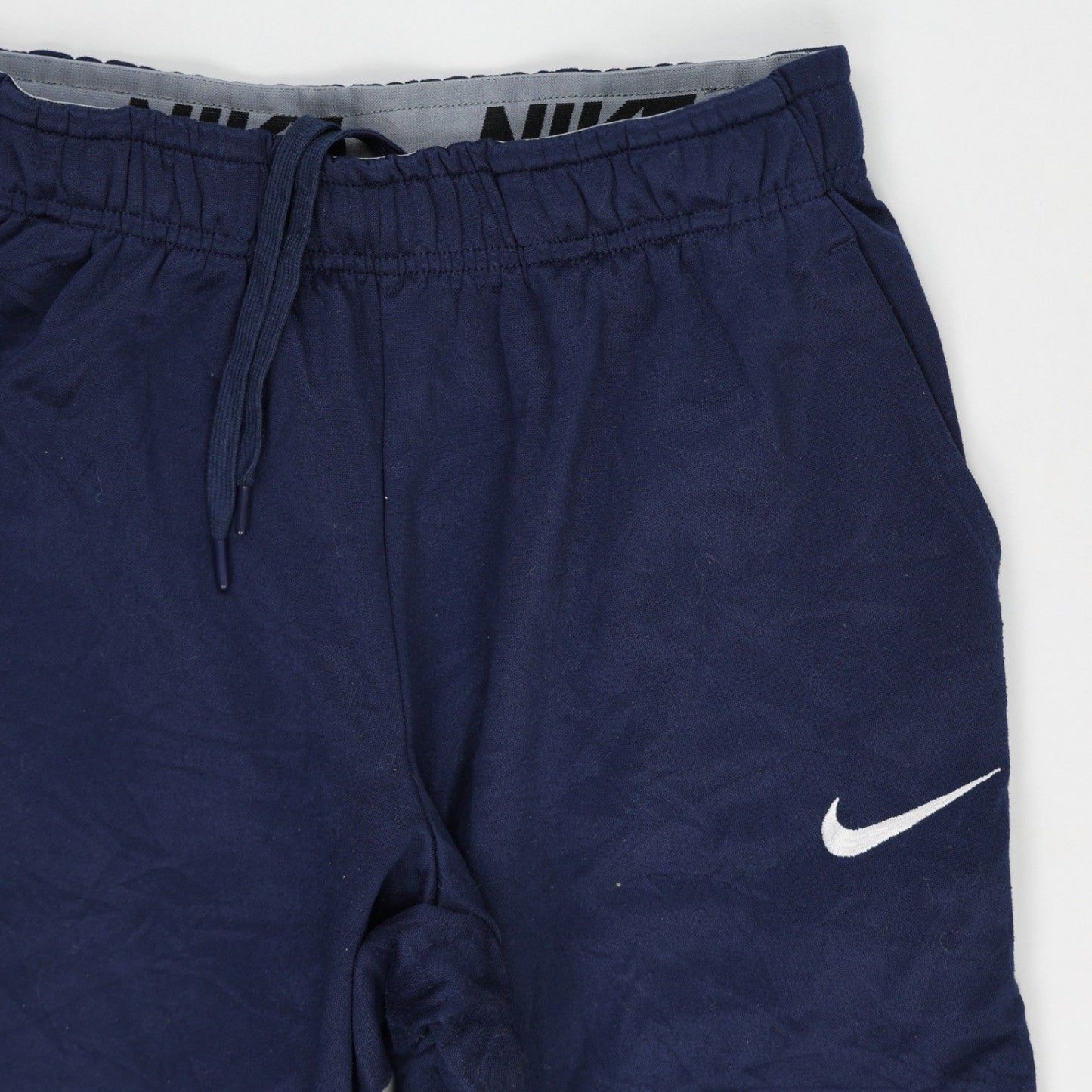 Nike Dri-FIT Navy Blue Joggers Size Small Polyester Blend