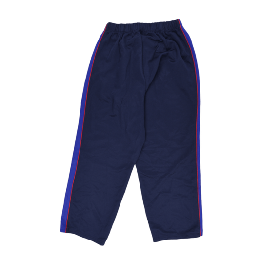 ASICS Navy Blue Track Pants Men's Size Medium Polyester 73 Inseam