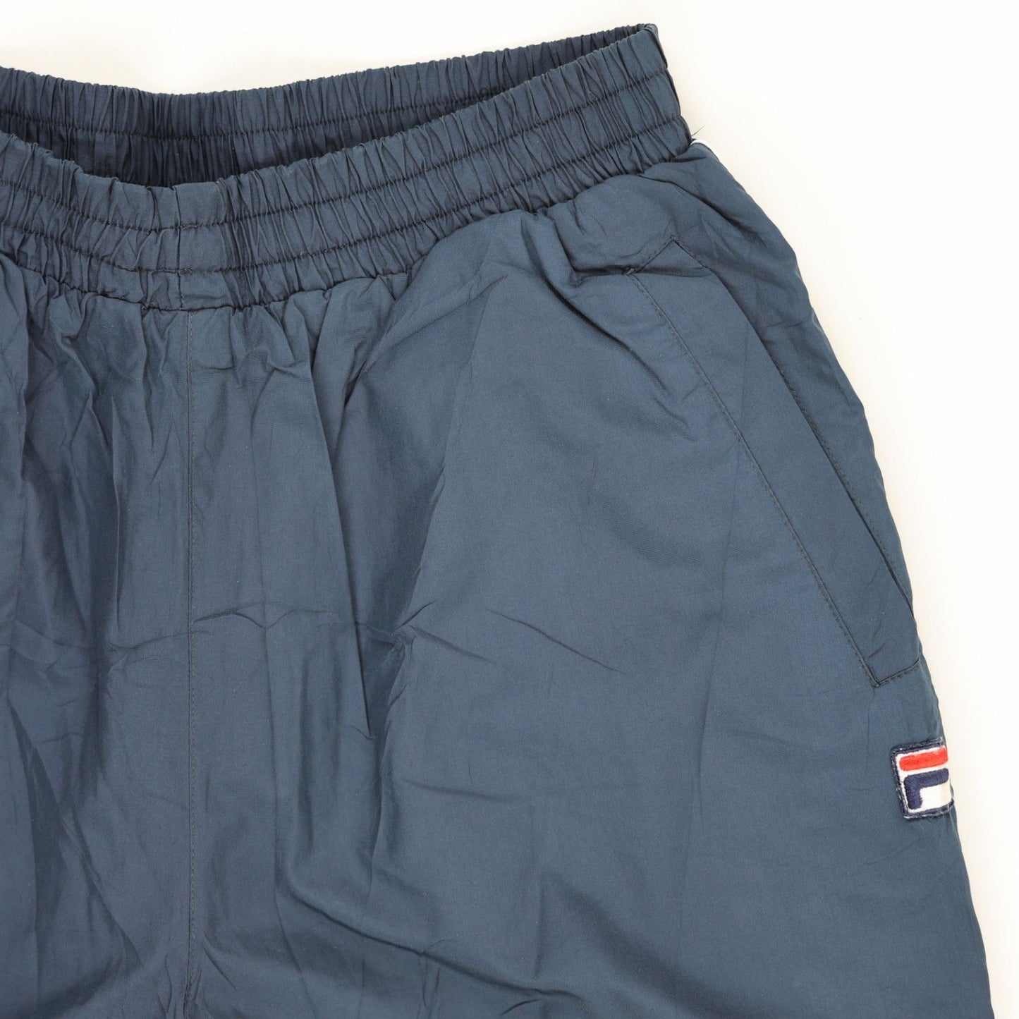 Fila Navy Blue Vintage Track Pants Medium 36in-40in Inseam 77cm Polyester
