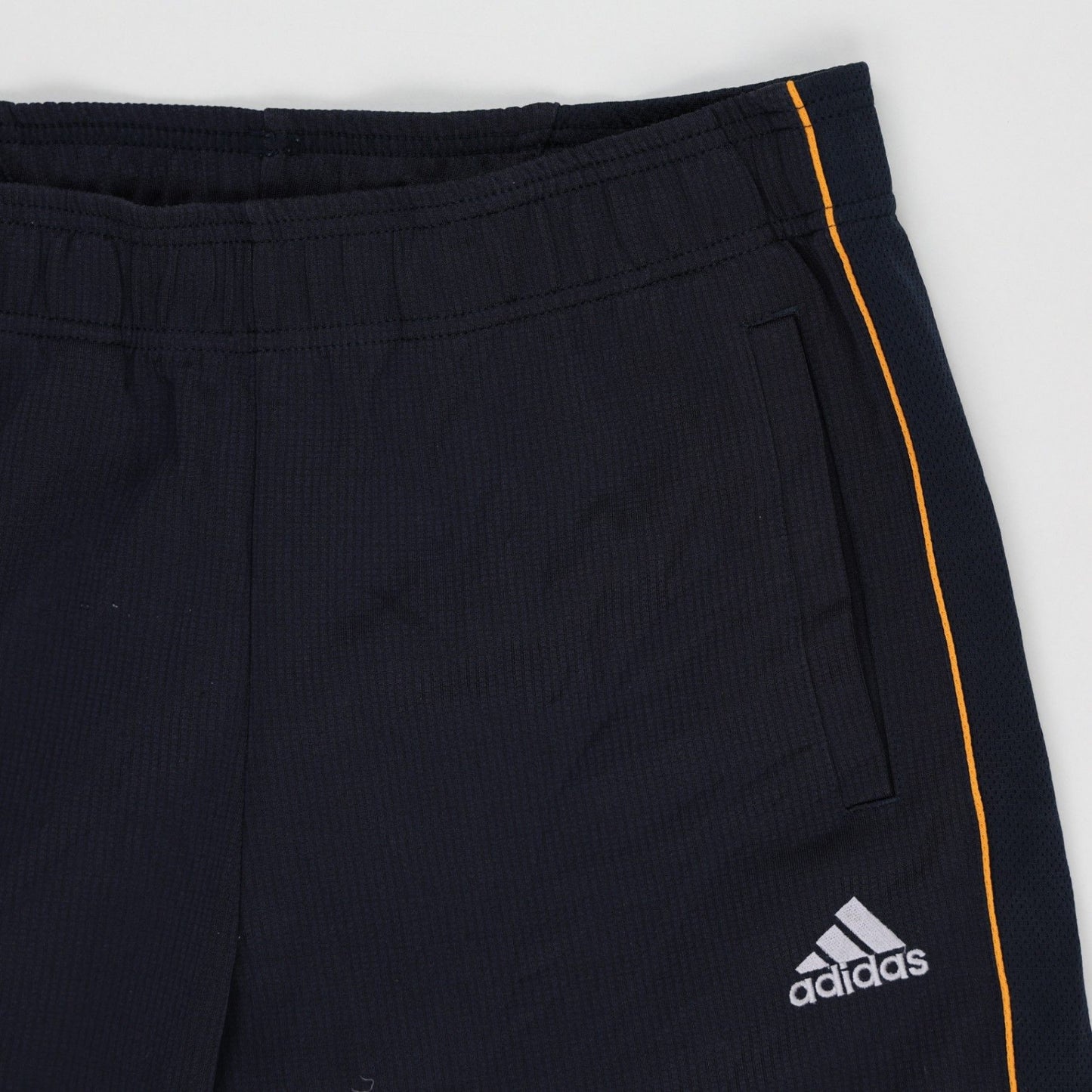 adidas Climalite Navy Track Trousers Men Size M Waist 38 Inseam 78 Polyester Used Very Good