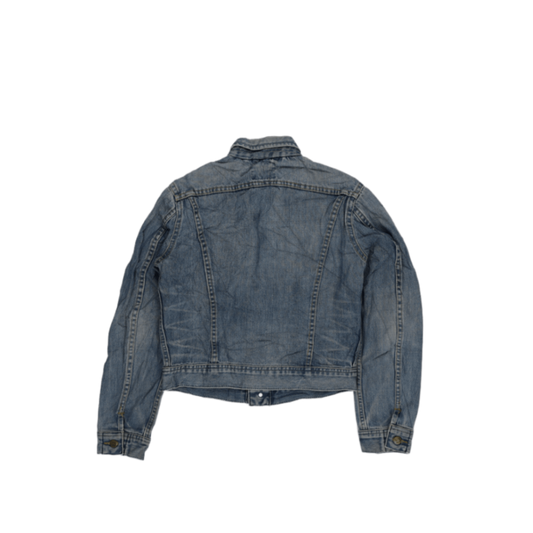 Lee Vintage Light Blue Denim Jacket Size M Cotton Denim Collared