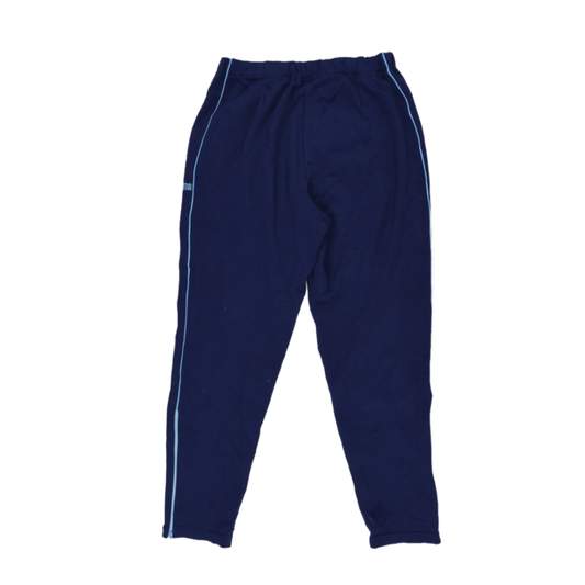 PUMA Navy Blue Track Pants Men's Medium Cotton Blend Vintage 76 cm Inseam 38 cm Waist