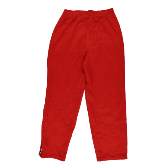 ASICS Red Track Pants Men's Size Medium Polyester Blend Inseam 76 Waist Size 38-44