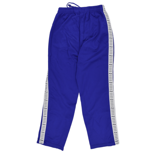 Fila Blue Track Trousers for Men Size LL Polyester